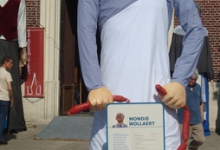 Mondje Wollaert en zijn reuzenpaspoort, Merelbeke, 2013