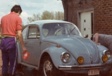 De auto van de familie Waeytens, Balegem, 1960