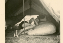 Chiro Melle op kamp in de Ardennen, 1955-1959