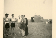 Chiro Melle, overleg op kamp, Bioul,1959 Chiro Melle, overleg op kamp, Bioul,1959