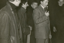 Chiro Melle, interview met The Beatles tijdens groepsfeest, 1963
