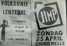 Flyer van Jimpdag en bal, Melle, 1971