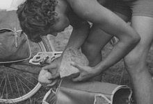 Grap met stenen chiro Melle, Frankrijk, 1975