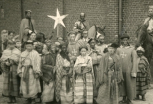 Chiroleden in de driekoningenstoet, Melle, 1950-1956