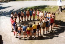 Openingsformatie op kamp in Zuid- Tirol,1977