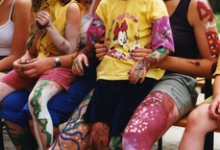 Body painting, Berlare, 2000.