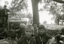 Eten uit gamellen, chiro Melle, 1972