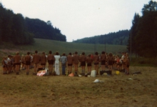 Afscheid van een leeg kampterrein, Guisch, 1976
