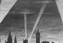 Zeppelindreiging boven Londen, 1915