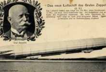 Graaf zeppelin en zijn tweede luchtschip, 1908 Graaf zeppelin en zijn tweede luchtschip, 1908