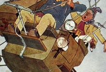 Reis met de luchtballon, 1909 Reis met de luchtballon, 1909