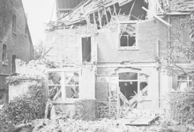 Schade door zeppelinbombardement, 1915