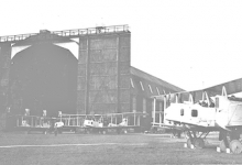 De hal op het vliegveld van Gontrode, 1917