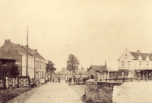 Het oude station van Gontrode, eind 19de eeuw.