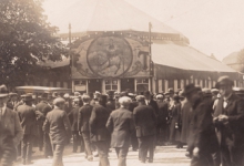 Circus Tondeurs op Houtem Jaarmarkt, Sint-Lievens-Houtem, ca. 1920-1950