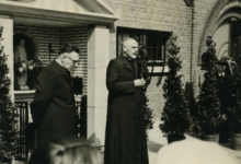 Inwijding nieuwe Sint-Jozefskapel, Merelbeke, 1961