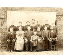 Familiefoto betovergrootouders Lut De Block, Oosterzele