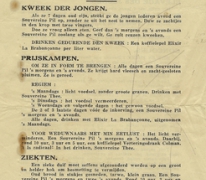Richtlijnen voor duivenmelkers, Balegem, 1946