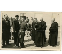 Inhuldiging van pastoor Bracke, Munte, 1961