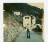 Gemeenteraadslid Dr. Pascal Fermon op reis in Zwitserland, 1975