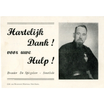 Bedanking van broeder De Spiegeleer, Vlierzele, 1955