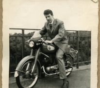 Op de motorfiets, Melle, 1960-1980