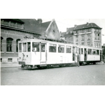 Tram van de lijn Gent-Geraardsbergen, Gent, 1946.