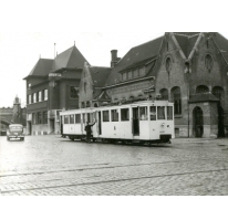 Tram van de lijn Gent-Geraardsbergen,  Gent, 1946. 