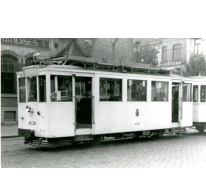 Tram van de lijn Gent-Geraardsbergen, Gent, ca. 1950.