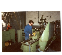 In de werkplaats, Gentbrugge, 1991