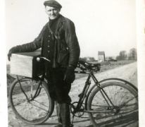 Onderweg met de fiets, Melsen, 1950-1960