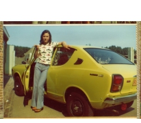 In de zon bij de wagen, Letterhoutem, 1970-1980