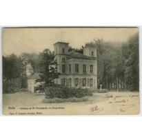 Kasteel van Verplancke de Diepenhède te Melle in 1904