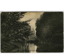 Kasteel de Potter d&#039;Indoye in 1911, achteraanzicht 
