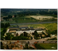 Luchtfoto van het College te Melle