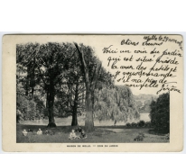 Een hoekje van de tuin van het College Te Melle in 1901