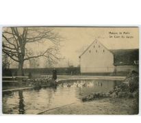 Hoekje van de tuin van het college te Melle in 1912