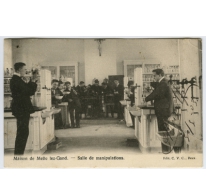 Scheikundelokaal, college Melle, 1903