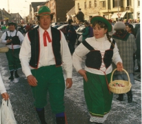 Wagens Bruisbekevrienden, Bacchusstoet, Sint-Lievens-Houtem, 1996