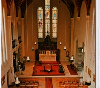 Interieur van de kapel, Caritasinstituut, Melle