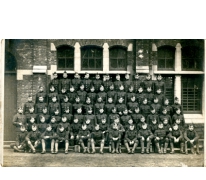 Groep soldaten Eerste Wereldoorlog, details onbekend
