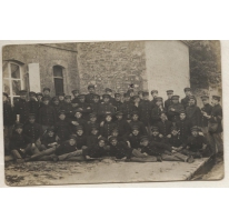 Groepsfoto soldaten Eerste Wereldoorlog, 1917