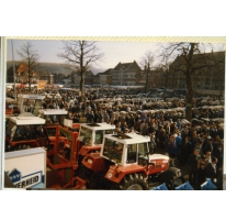 Houtem Jaarmarkt met koeien en landbouwtuigen, Sint-Lievens-Houtem, 1988-1995