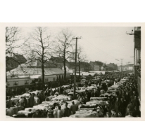 Houtem Jaarmarkt met circustent, Sint-Lievens-Houtem, 1940-1962