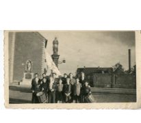 Chiro Melle, afdeling &quot;kerels&quot; bij de St- Martinuskerk, Melle, 1943- 1947