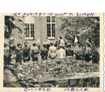 Openingsformatie chiro Melle, College Melle, 1951