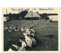 Zangstonde kamp chiro Melle, Herentals, 1954