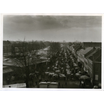 Houtem Jaarmarkt met koeien op straat, Sint-Lievens-Houtem, datum?