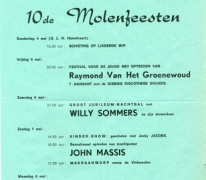 Affiche Molenfeesten, Oosterzele, 1978