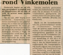 Krantenartikel Molenfeesten, Oosterzele, 1976
